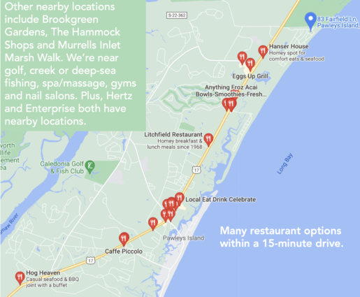 Nearby map